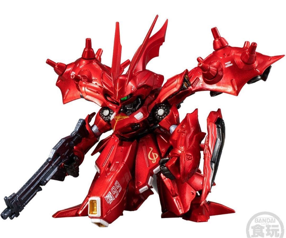 ガンダムコンバージコア　Hiνガンダム&ナイチンゲール　メタリックカラーver.