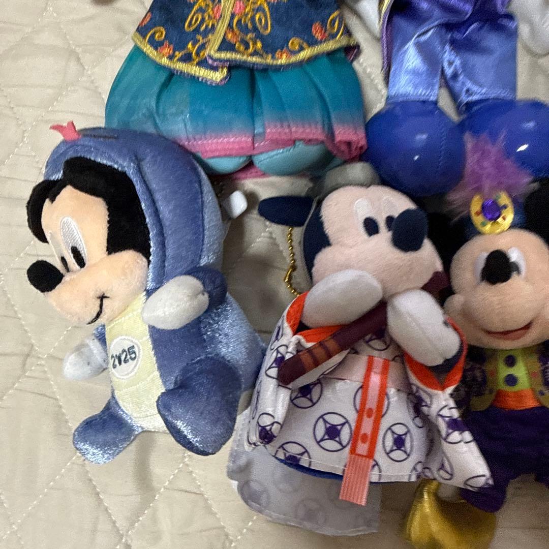 ミッキー ミニー ぬいぐるみバッジ 12体セット バラ売り可 クリスマス