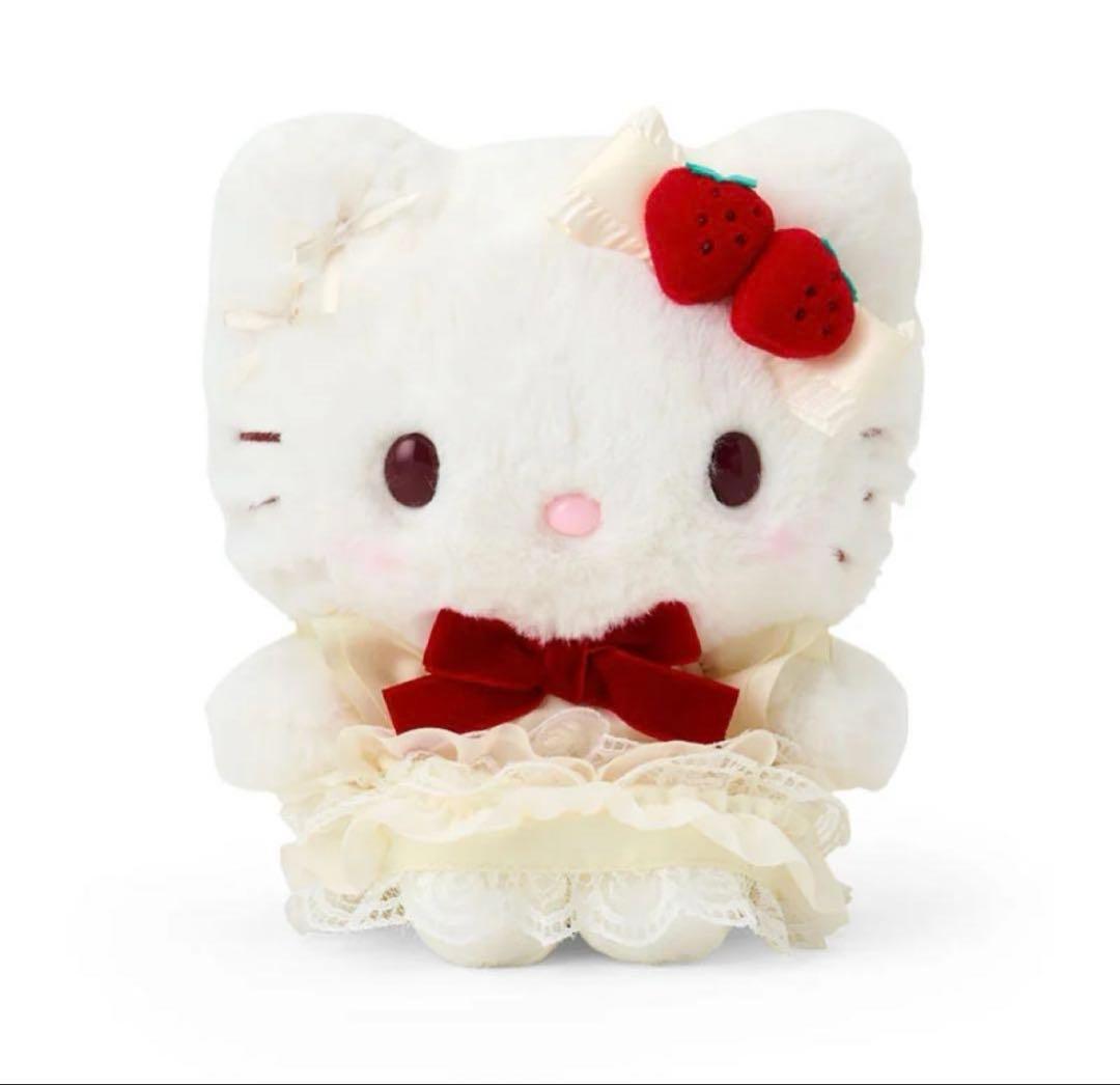 【新品】ショートケーキデザインシリーズ　キティ ぬいぐるみ　ネックレス