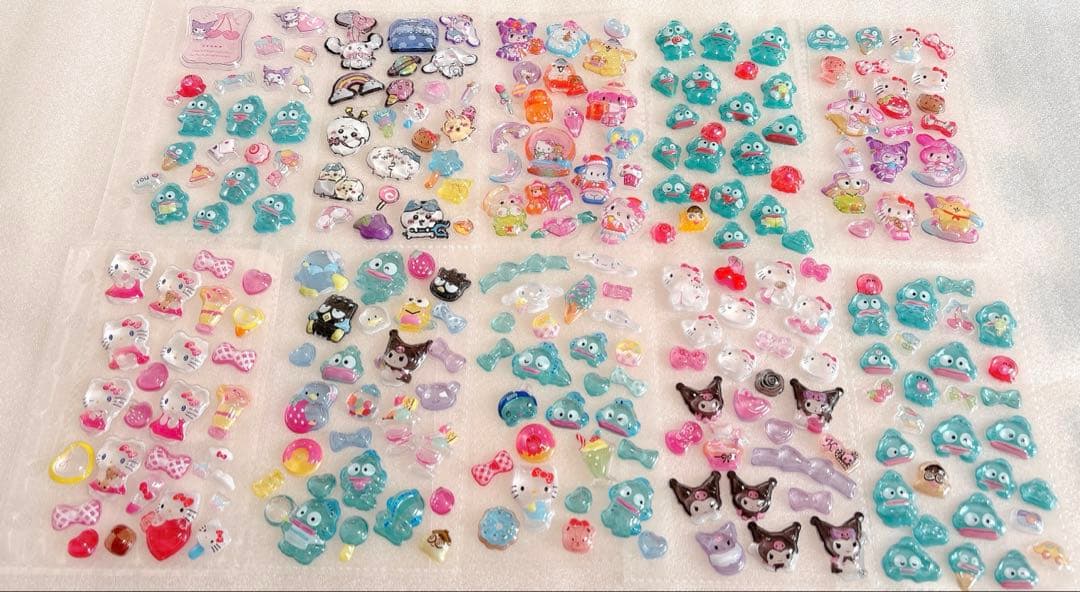 【値下げ中】　6冊セット　シール帳　完成品　ボンボンドロップシールなど