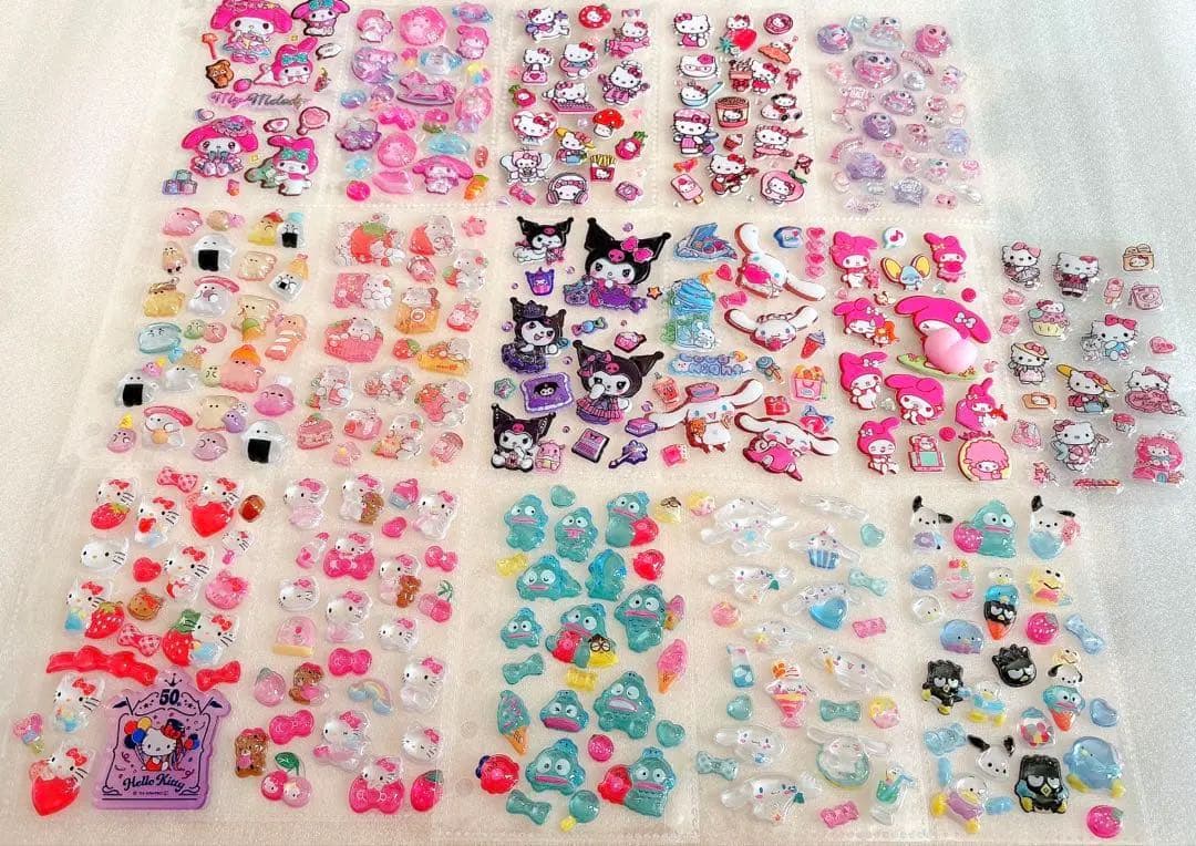 【値下げ中】　6冊セット　シール帳　完成品　ボンボンドロップシールなど