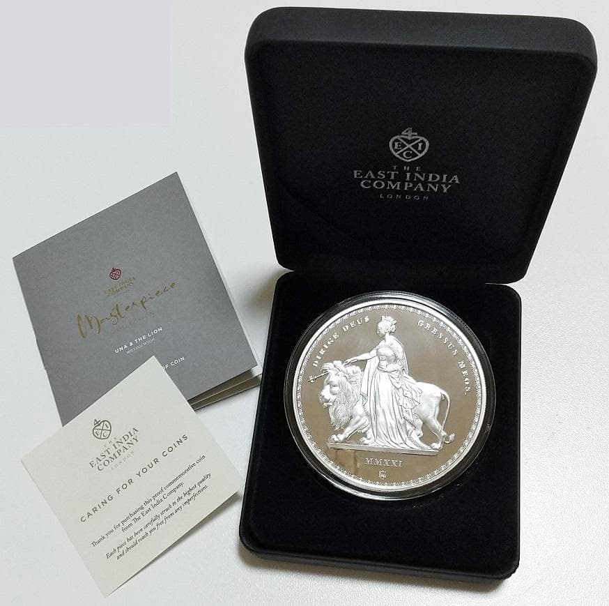 2021年 セントヘレナ ウナとライオン 5オンス銀貨 NGC PF69UCFR