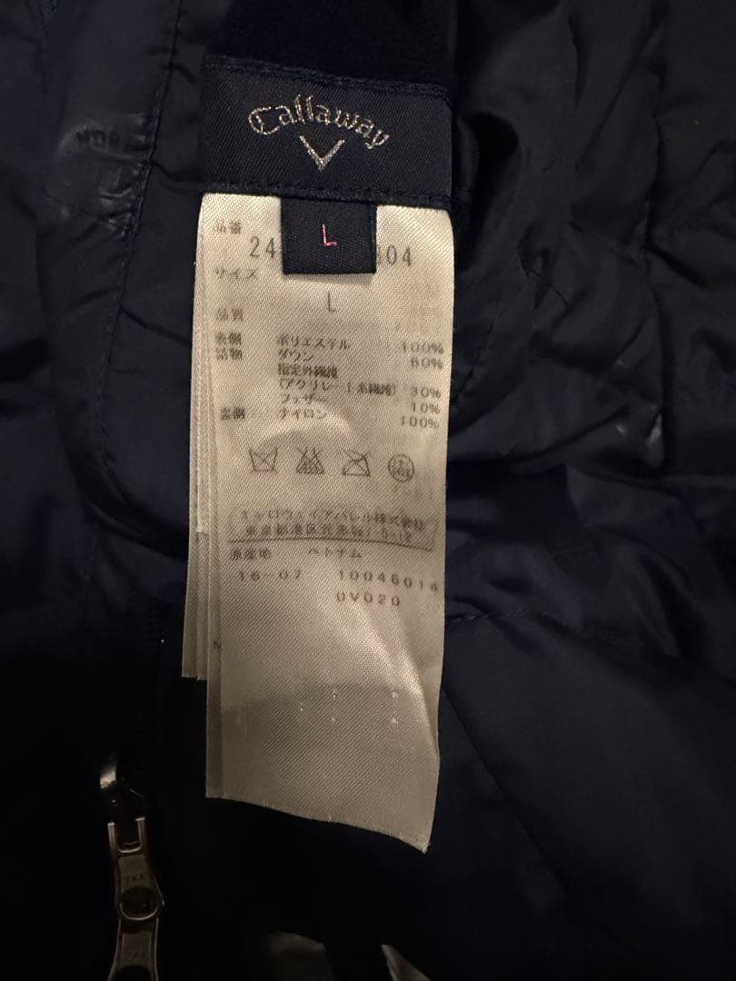 美品⭐︎callawayネイビー ダウンジャケット レディース　ゴルフ