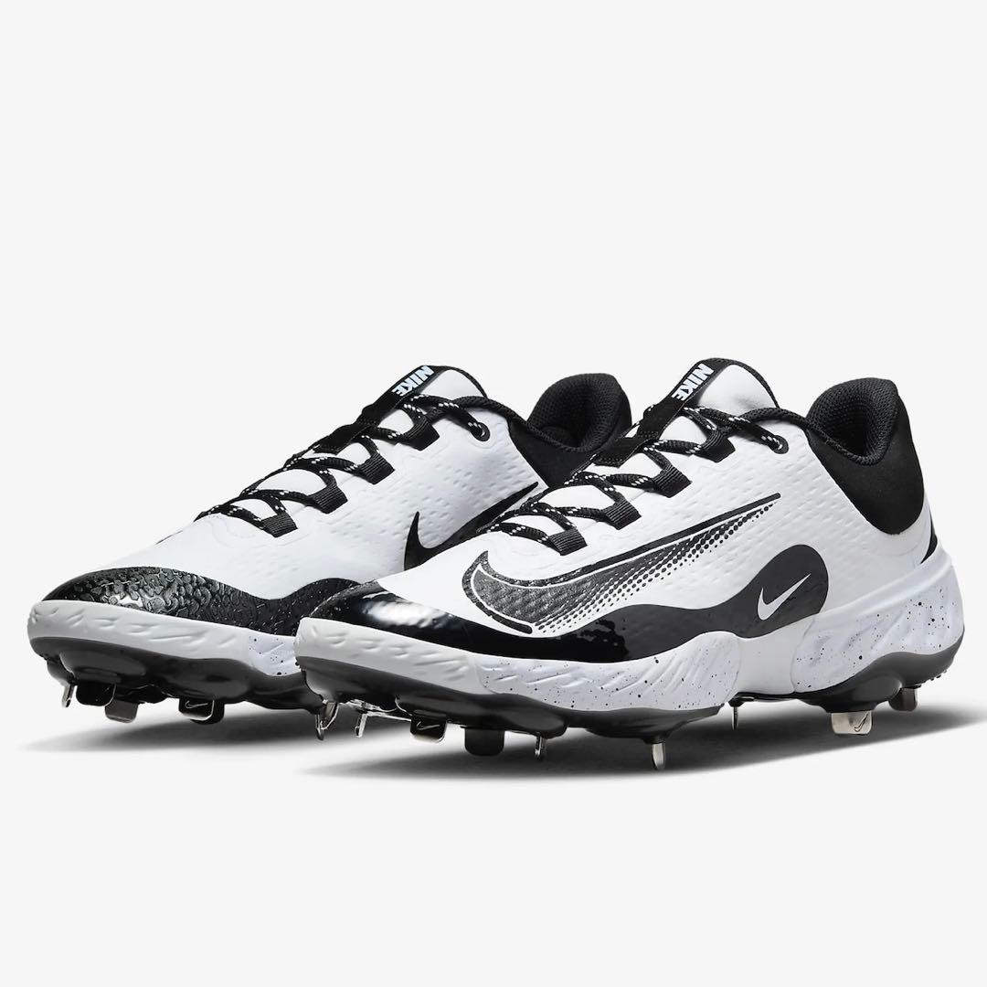 ナイキ 金具 アルファ ハラチ エリート 27 野球 スパイク 靴 シューズ 白