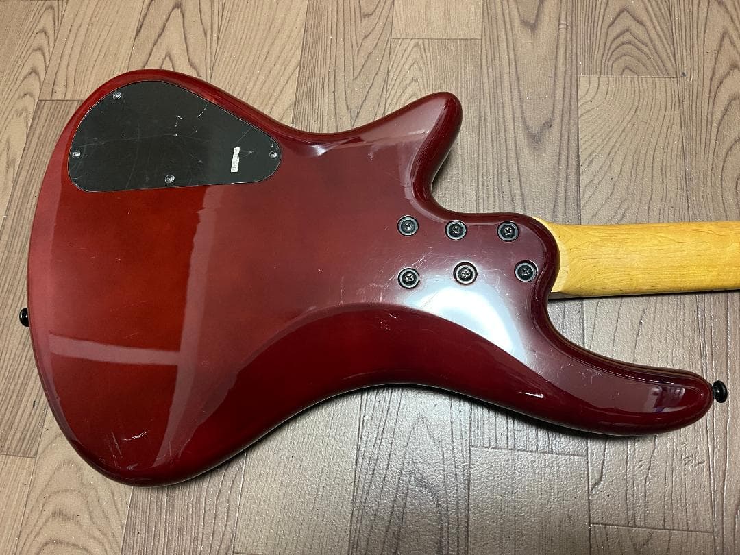 SCHECTER EXTREME-4 ベース アクティブPU シースルーレッド