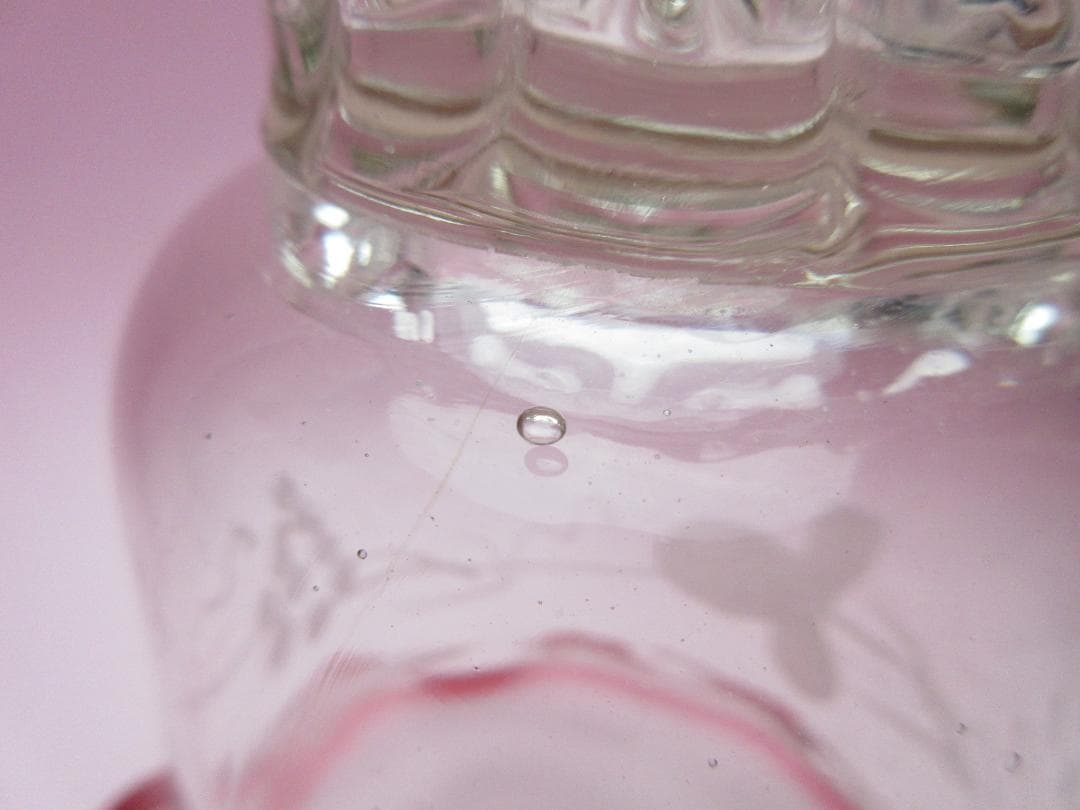 アンティーク 明治期～大正期 フリル 氷コップ デザートグラス 70816