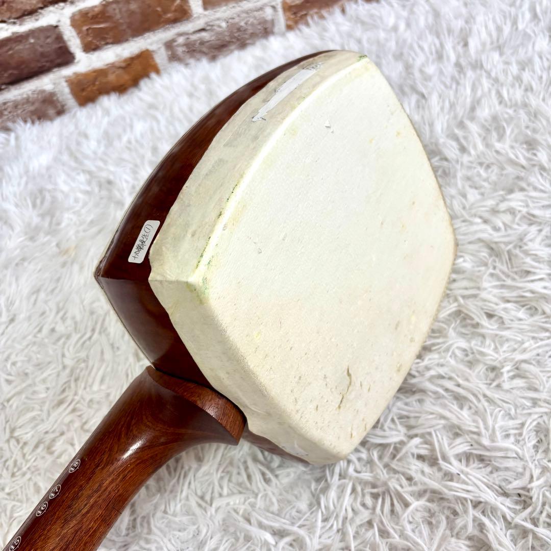 ✨美品✨津軽三味線 太棹 花梨 丸打ち胴　一本ホゾ　和楽器　ハードケース付き