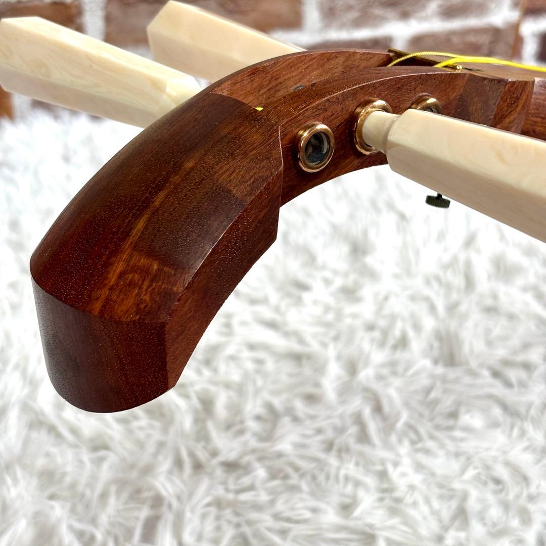 ✨美品✨津軽三味線 太棹 花梨 丸打ち胴　一本ホゾ　和楽器　ハードケース付き