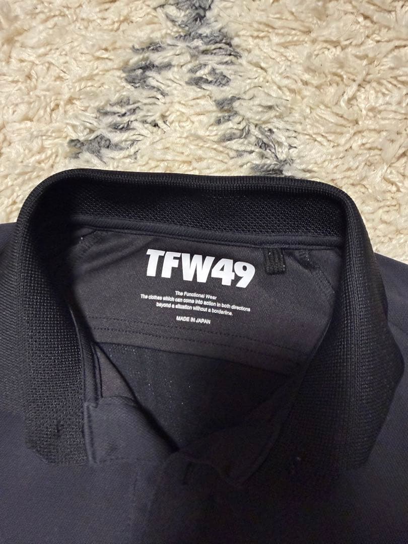 TFW49 ブラック ポロシャツ