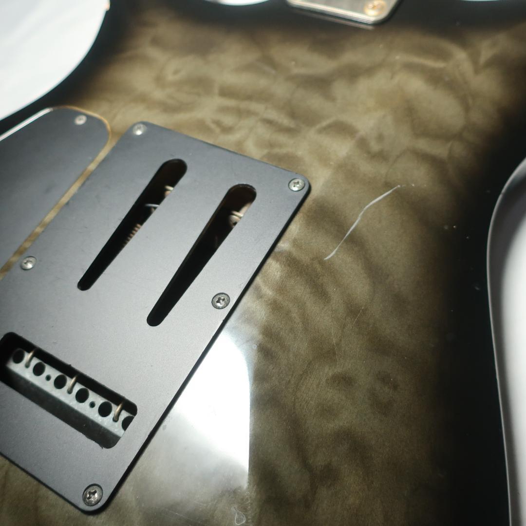 90s FERNANDES エレキギター GOTOHペグ装備 キルト模様カーキ