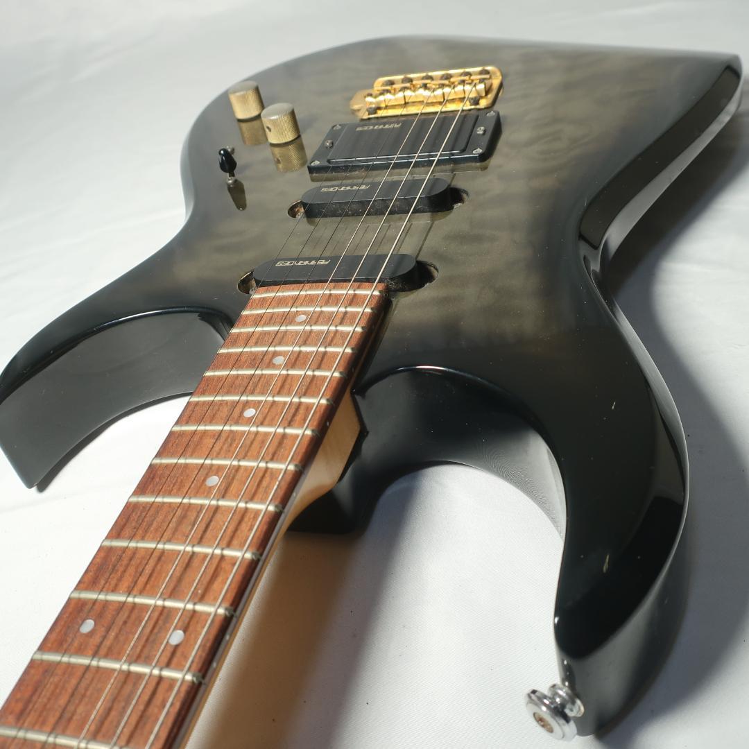90s FERNANDES エレキギター GOTOHペグ装備 キルト模様カーキ