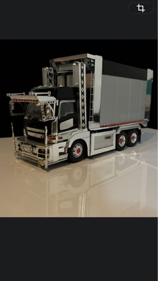 スーパーグレート、デコトラダンプ、1/32スケール完成品