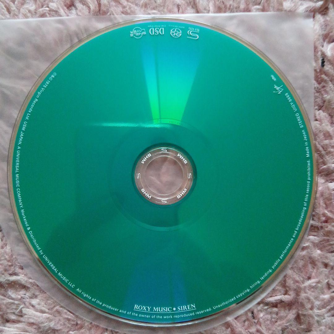 極美品 SACDシングル-SHM仕様 ROXY MUSIC/Siren 紙ジャケ