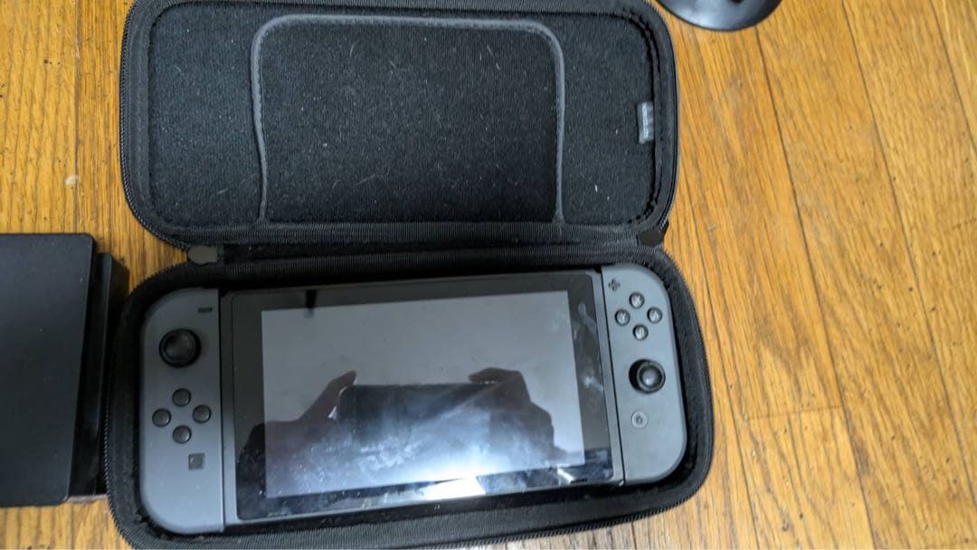 Nintendo Switch 本体 グレー ケース付き