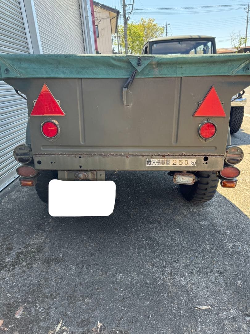 三菱　ジープ　トレーラー