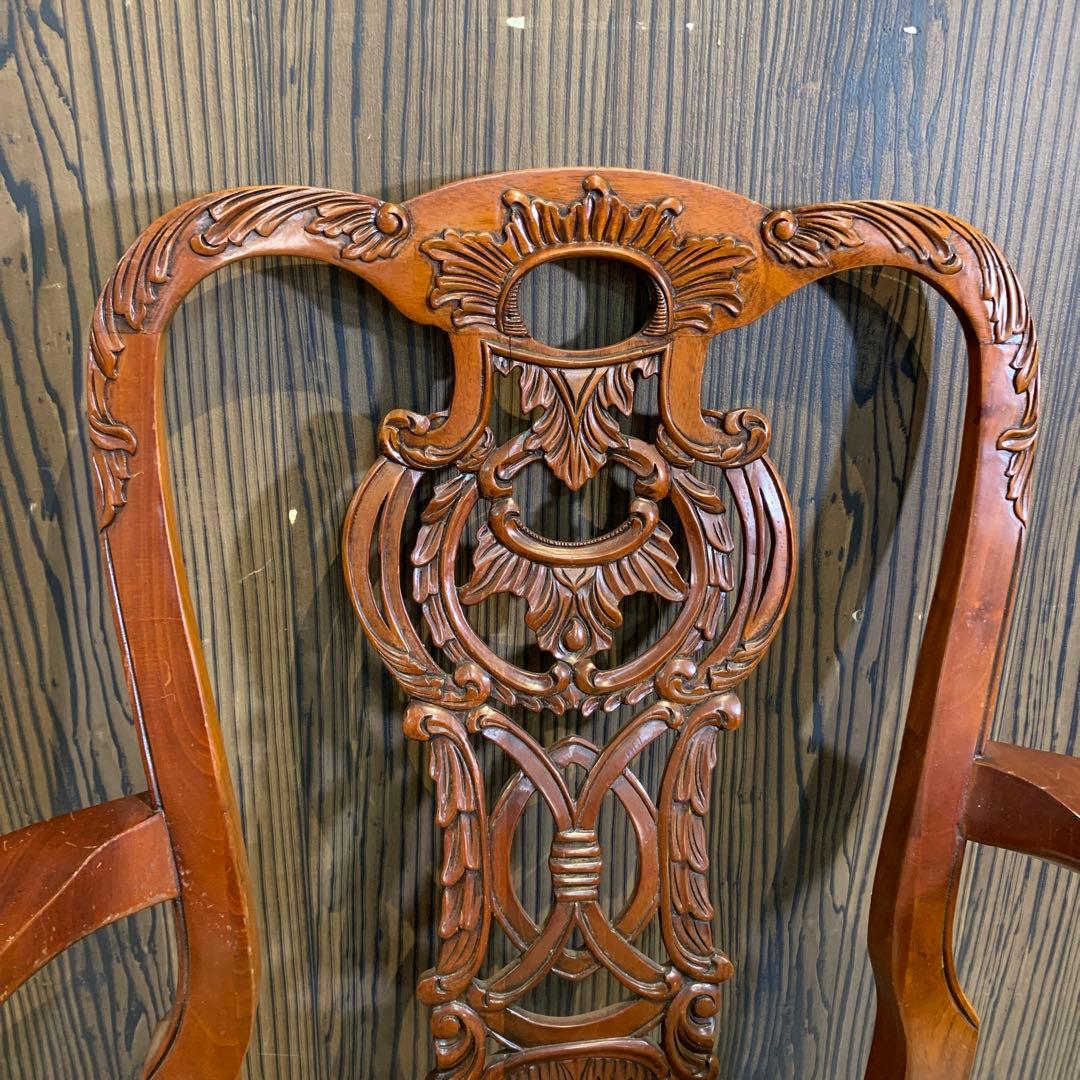 ☆送料無料☆ アンティーク　アームチェア