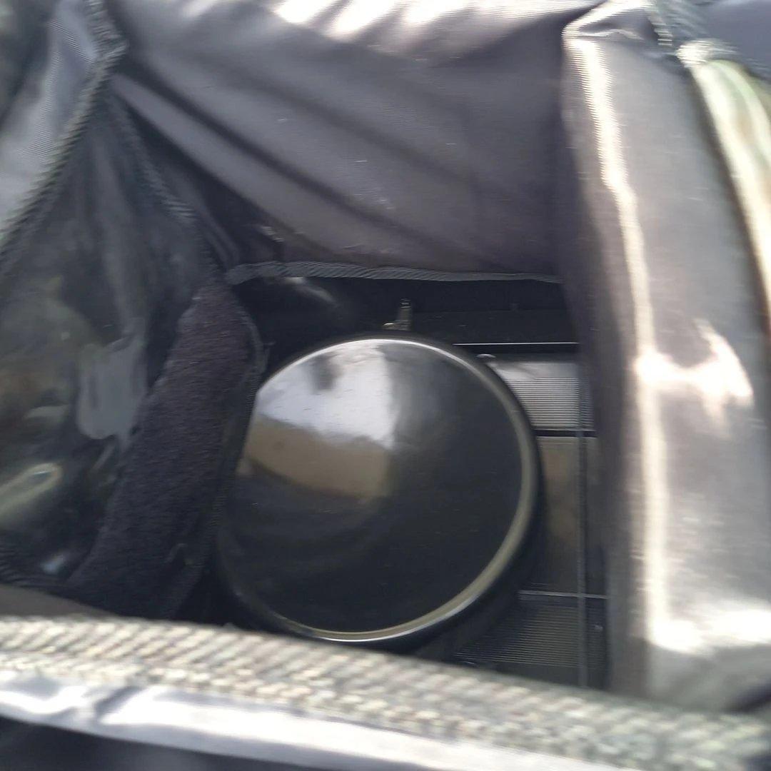 ABSブランドの「PRO-am」ボウリングバッグ（キャスター付き）