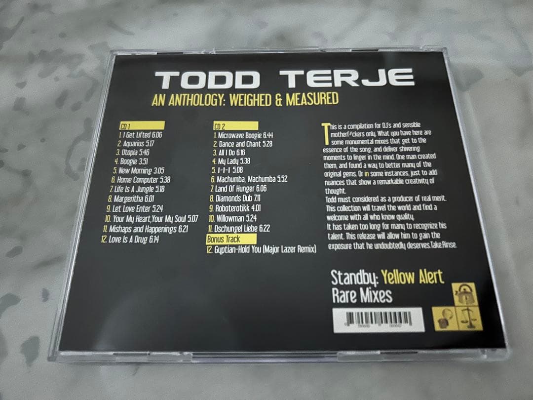 洋楽 Todd Terje An Anthology: Weighed & Measu
