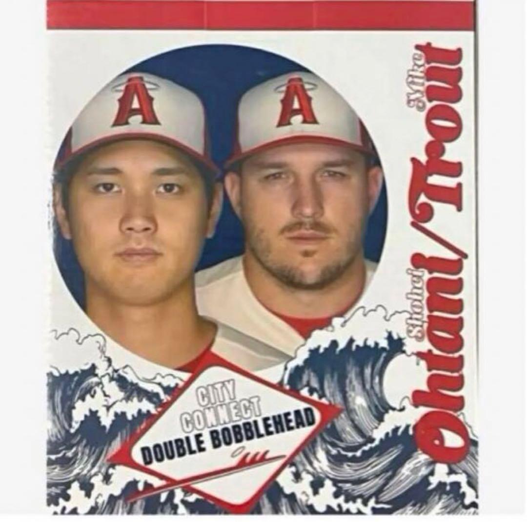 大谷翔平 マイクトラウト ボブルヘッド セット