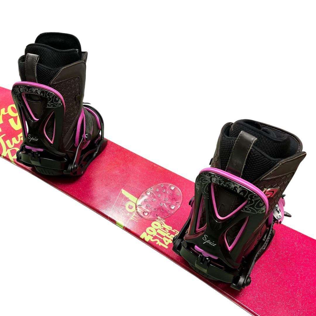 レディース3点セット♡GROOVE ZOOM STICK 146.5 スノボー