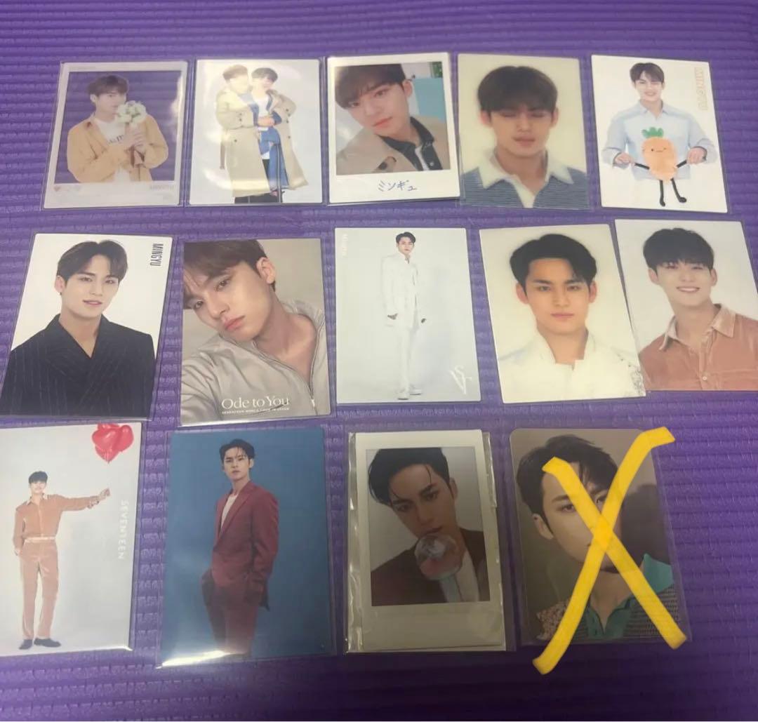 seventeen ミンギュcdトレカ、コンサートトレカ等セット
