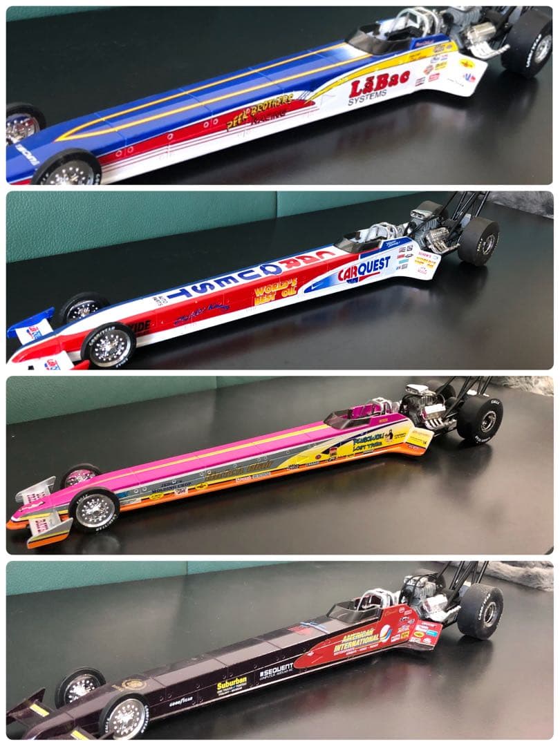 ★絶版 1/24 レーシング￼チャンピオンズ トップフューエル 4台セット￼