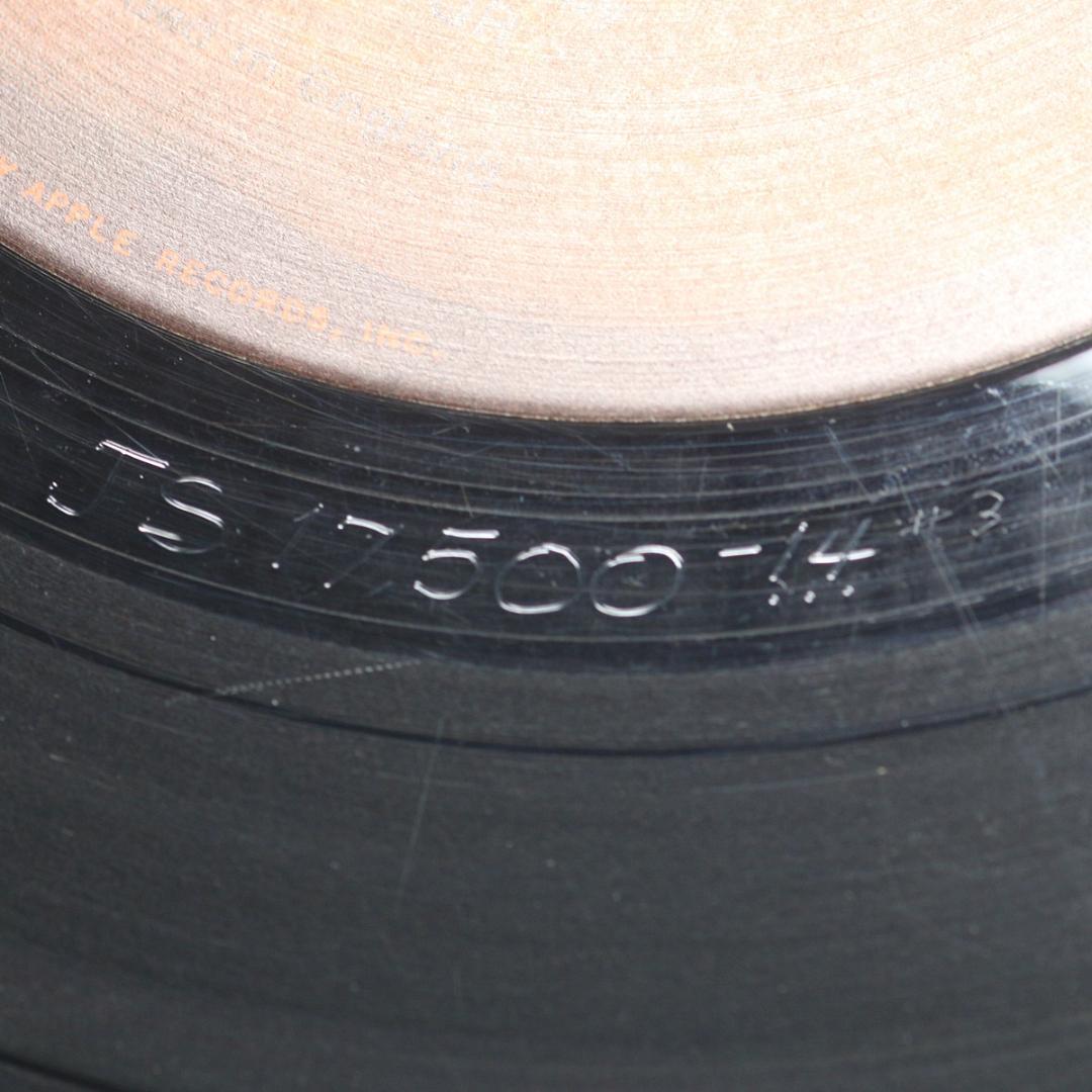 米LP The Beatles LET IT BE USステレオ レッドアップル