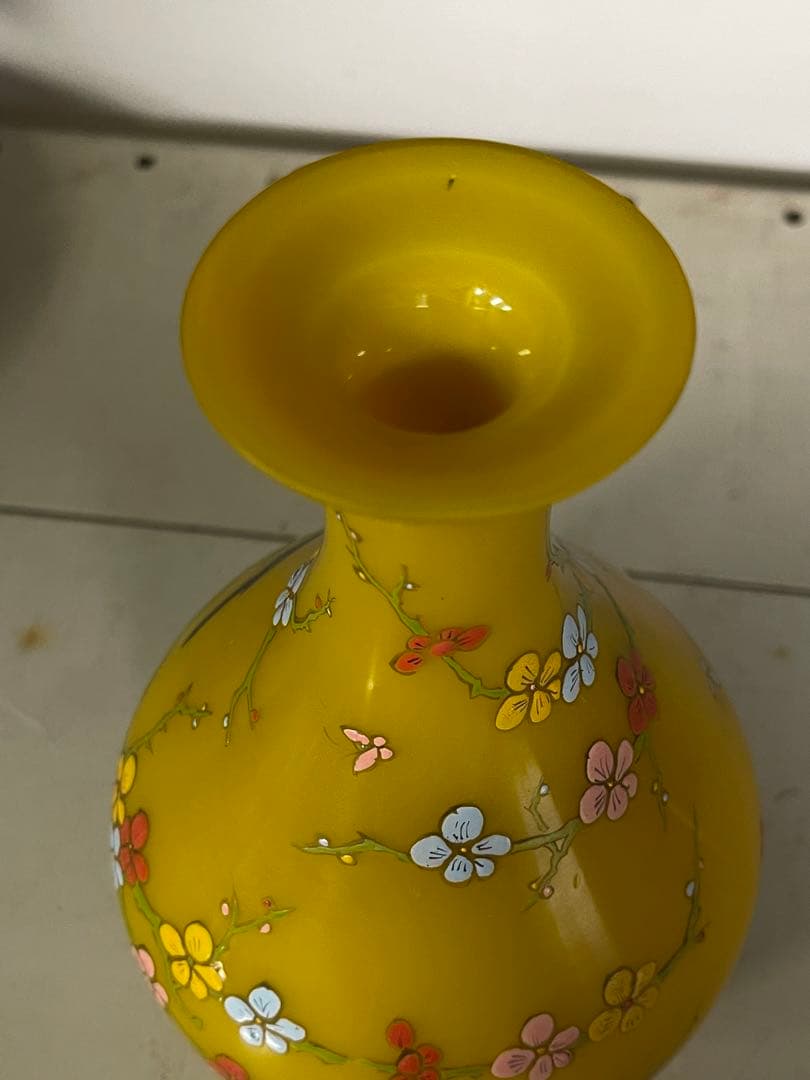 即決OK■中国乾龍ガラス花瓶