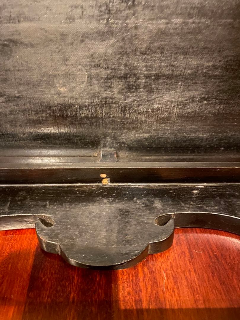 漆器、蒔絵の花台、大きい