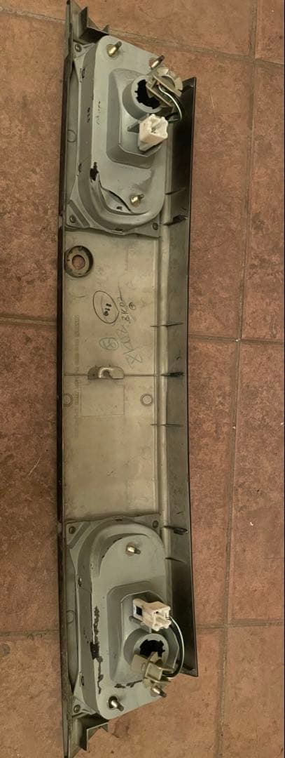 センターガーニッシュ　180sx 後期　日産　希少　純正　ブラック　点灯OK〇