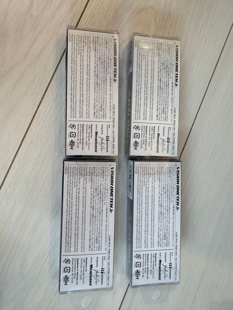 ONETEN JR. & X-80 SW ルアー4個セット✖️3