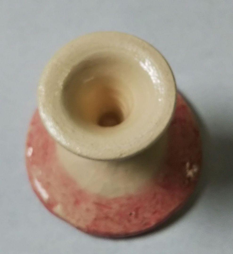 茶道具 蓋置 楽 朝顔 吉村楽入 楽入窯 新品 京焼 清水焼