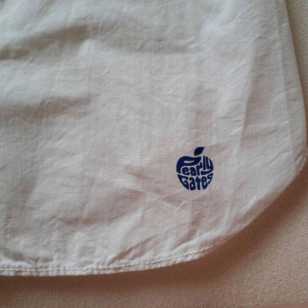 【未使用 タグ付き】 パーリーゲイツ　半袖 シャツ　レディース ゴルフウェア　白