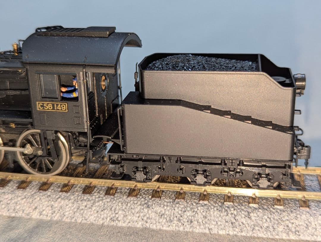 KATO　C56　蒸気機関車　【1-201】　HOゲージ　パーツ取付済み　④