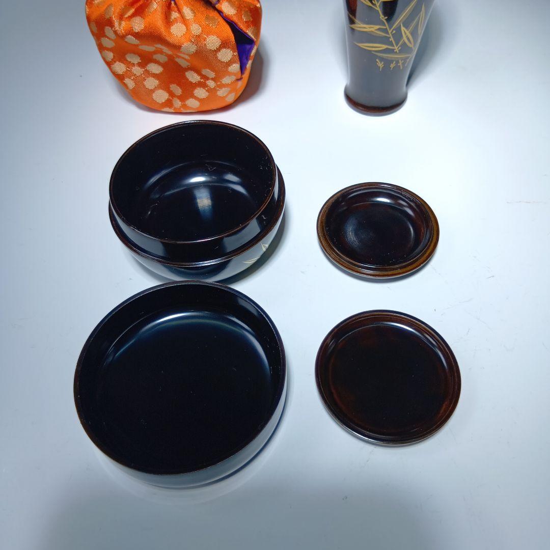 最終値下げ茶道具　利休茶箱一式　(塗師)多田桂寛　　 共箱　美品