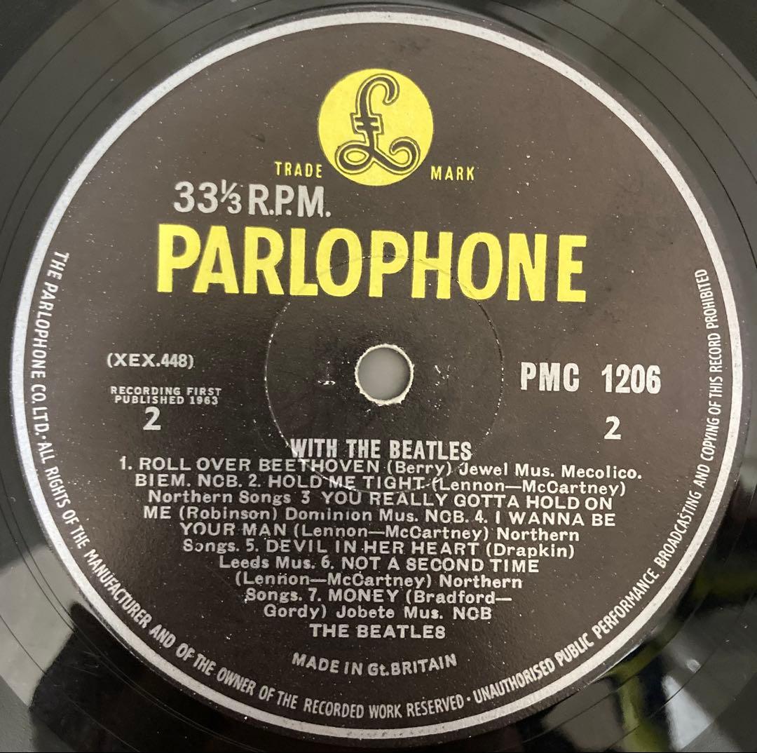 稀少UK最初回Jobe両面2桁With The Beatlesビートルズレコード