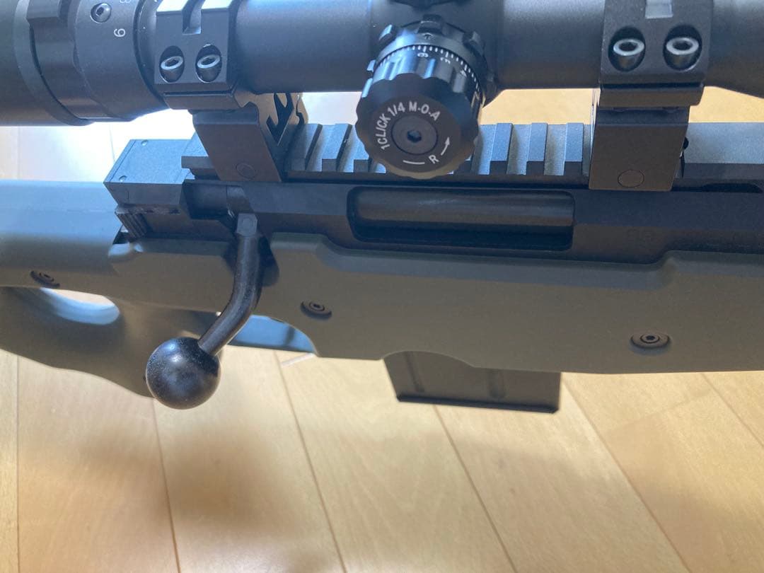 東京マルイ L96AWS OD（Pintyスコープ、マルイ純正バイポッドその他）