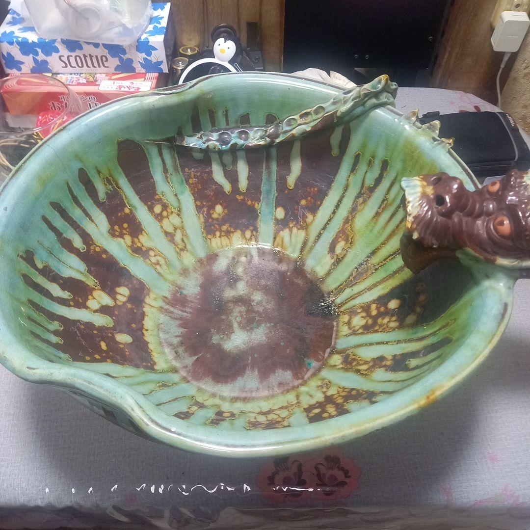 開運縁起　龍　龍神様　めだか鉢