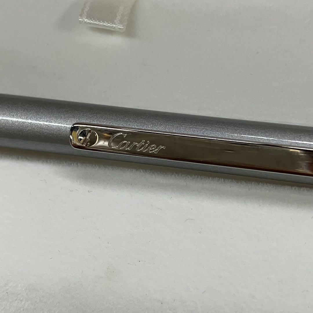 【美品】Cartier シルバー　ボールペン 箱付き