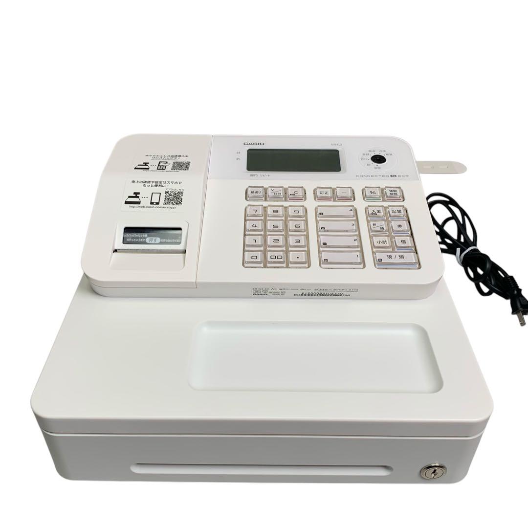 CASIO 電子レジスター SR-G3-EX ホワイト インボイス対応