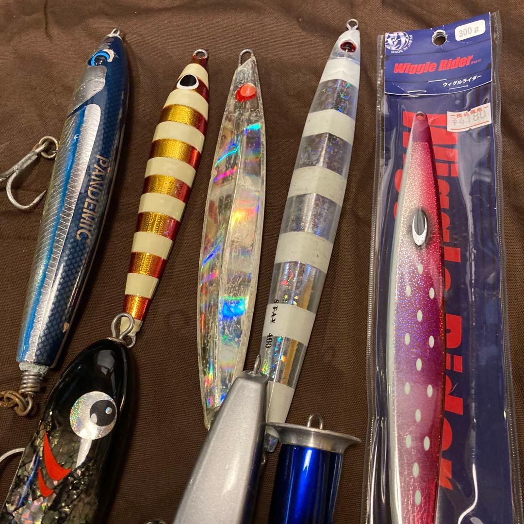 とにかく釣れる大物(青物等)用一軍ルアー メタルジグ 13個セット ケース付き