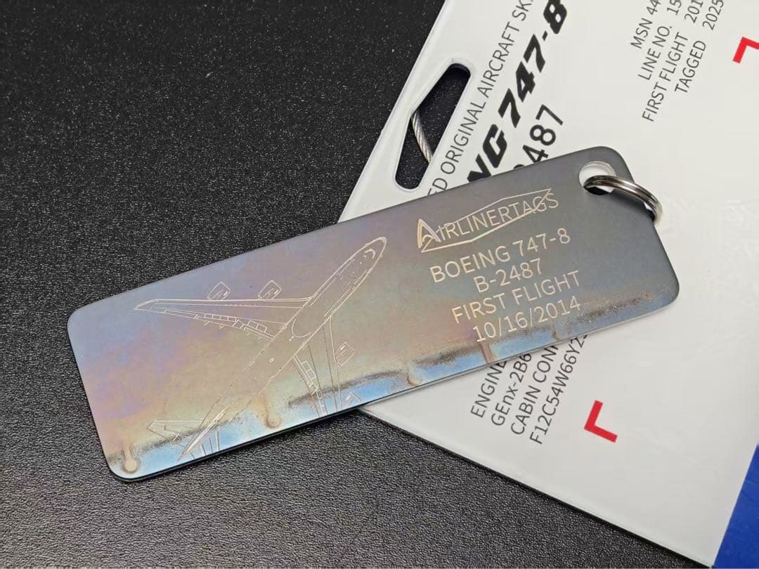 CA 中国国際航空 Airlinertags B747-8 新作 エンジンパーツ