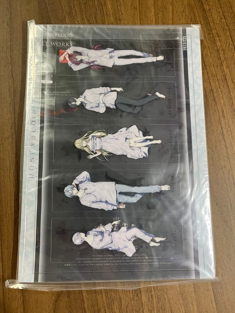 RosenBlood 直筆サイン入り画集 クリアしおり 石据カチル