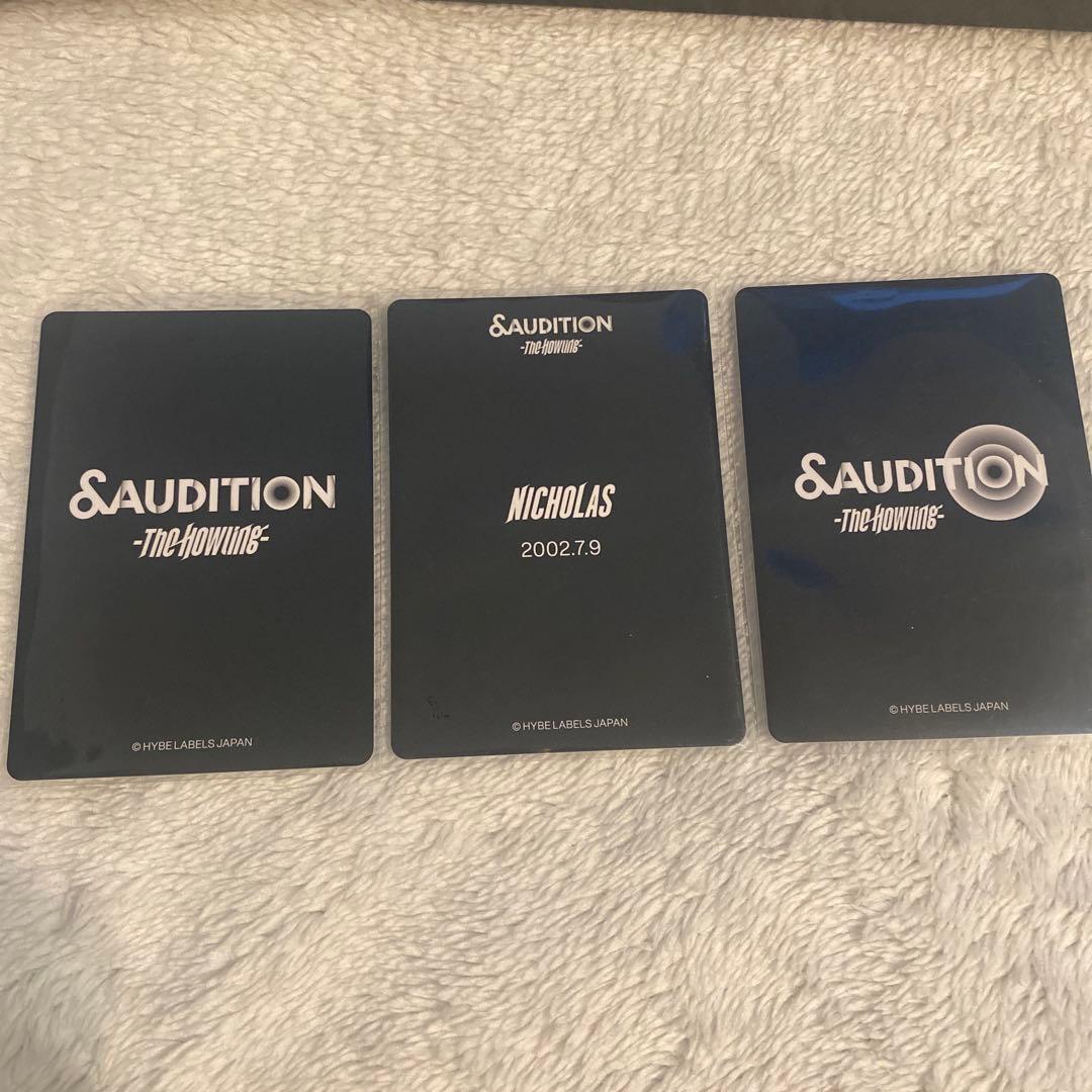 &team ニコラス フォトカードバインダー トレカセット &Audition
