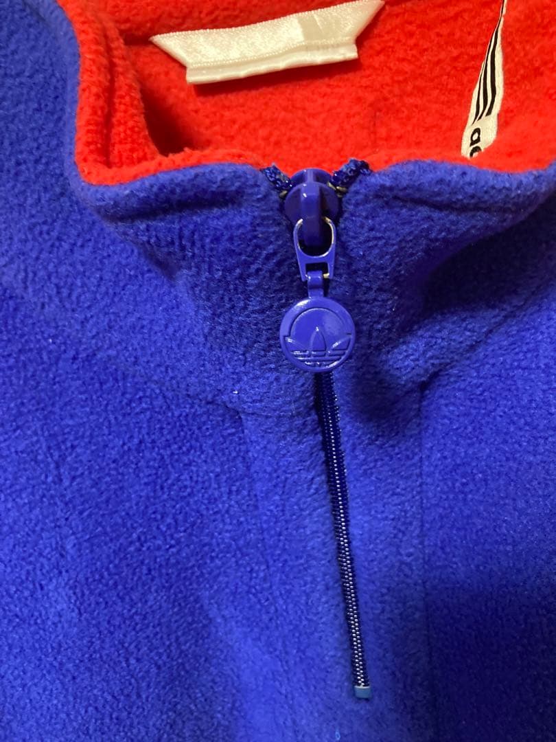 バイエルンミュンヘン　90s アディダス　トレフォイル　ハーフジップ　フリース