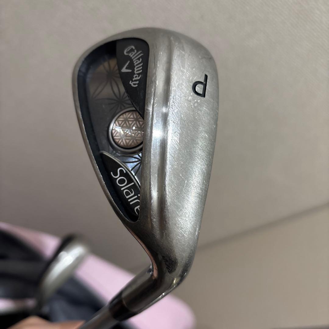 Callaway ピンク ゴルフバッグとクラブとホールとピンセット　初心者セット