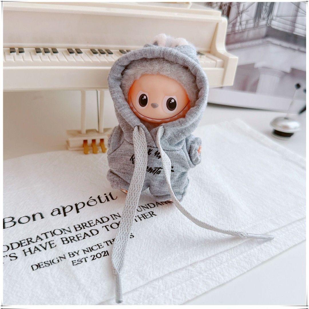 わかばあば様 LABUBU イニシャルラブブ 10cm 着せかえ つなぎ 10点