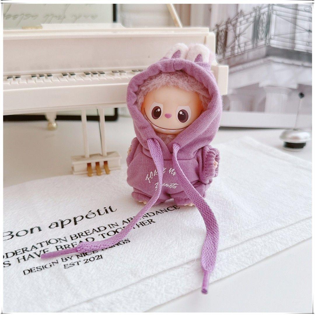 わかばあば様 LABUBU イニシャルラブブ 10cm 着せかえ つなぎ 10点