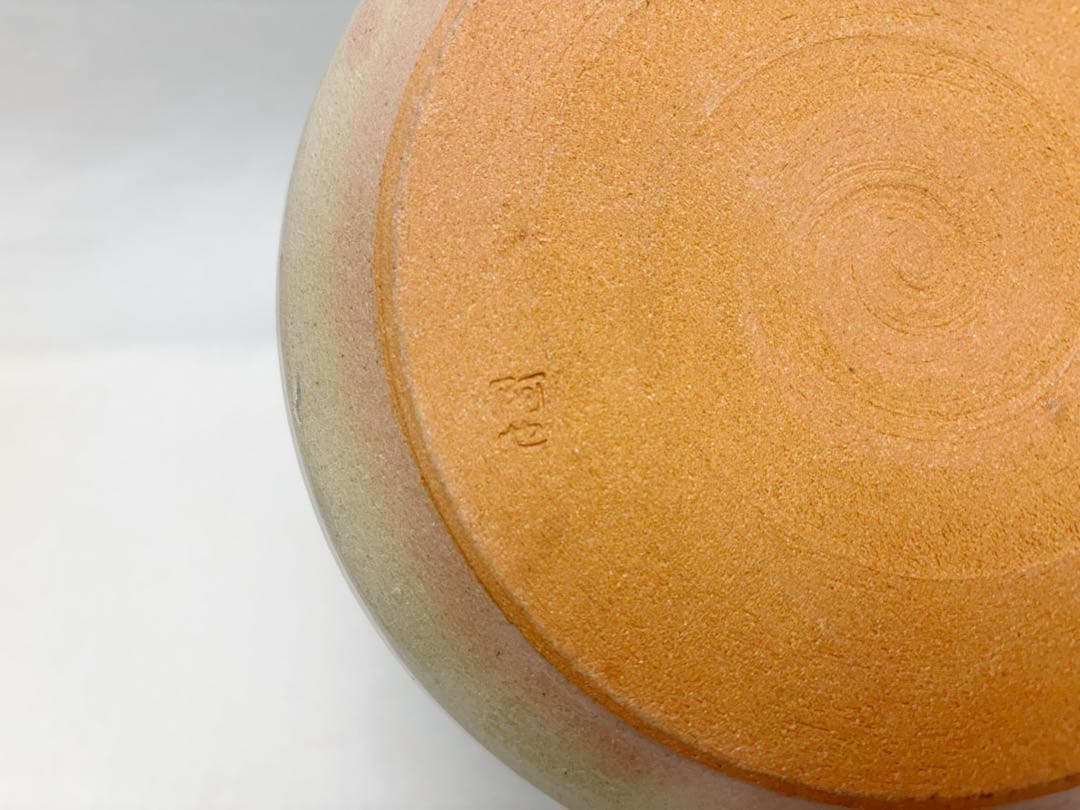 未使用 茶道具 福森阿也作 菖蒲絵 水指 煎茶道具 水屋道具 水差し 陶印 共箱