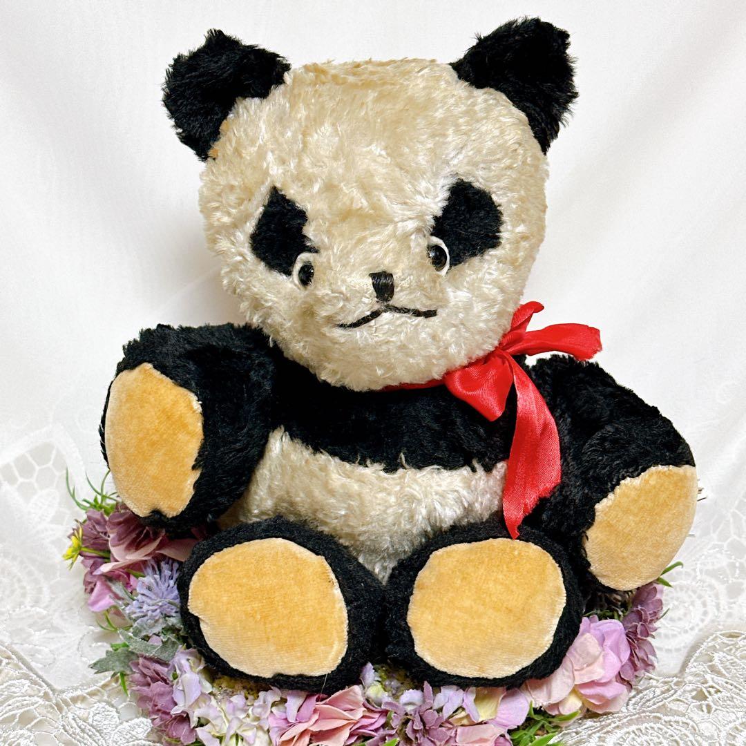 ❤️キャラクターノベルティ❤️ビンテージパンダベア　アンティークベア　テディベア